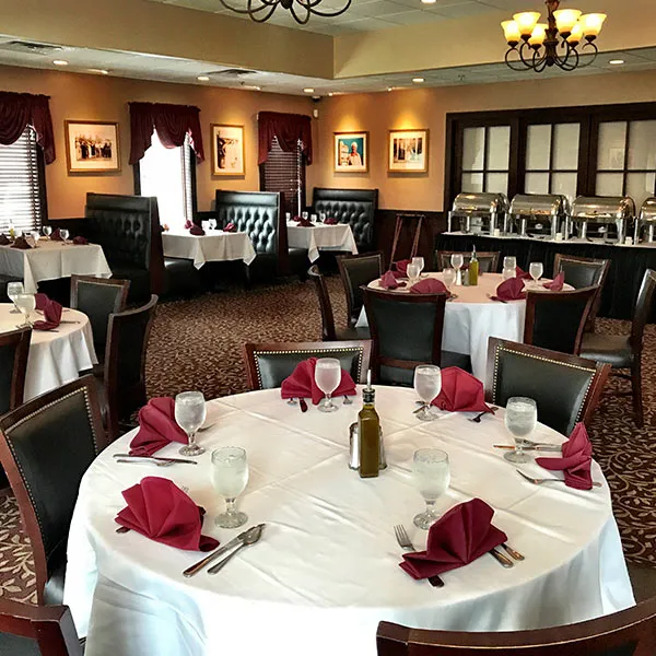 Banquet Room private function room at Mezza Luna